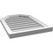 Ekena Millwork Octagonal Top Surface Mount PVC Gable Vent w/ 2"W x 2"P Brickmould Sill Frame, 20"W x 28"H GVPOT20X2803SF - alternate 4